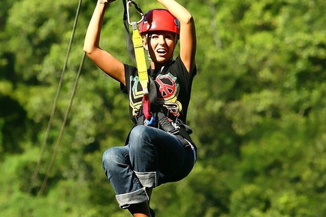 Horseback Riding, ATV and Ocean Zip lining combo from Montego Bay - Ocean ziplining and rappelling with safety gear