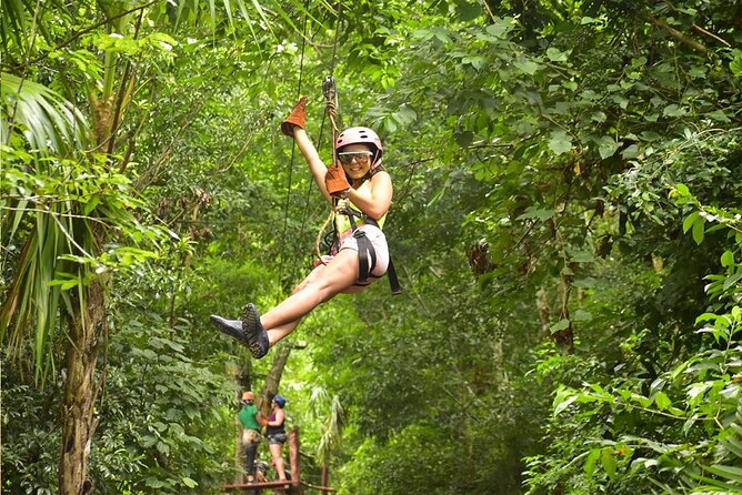 Horseback Riding + ATV + Cenote + Zip-Line from Cancun and Playa del Carmen - ATV riding through the ranch