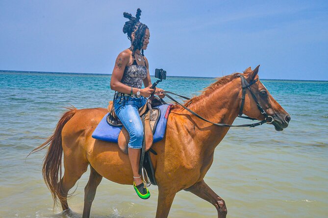 Horseback riding & bluehole secret falls from Montego Bay - Ocho Rios time after the water activities