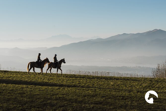 Horseback riding for experts between the lake and the mountains - Lake Como views from a different angle