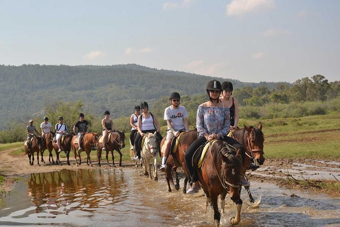 Horseback Riding From Kusadasi Port For Cruise Guests - Small horseback group, busy activity center