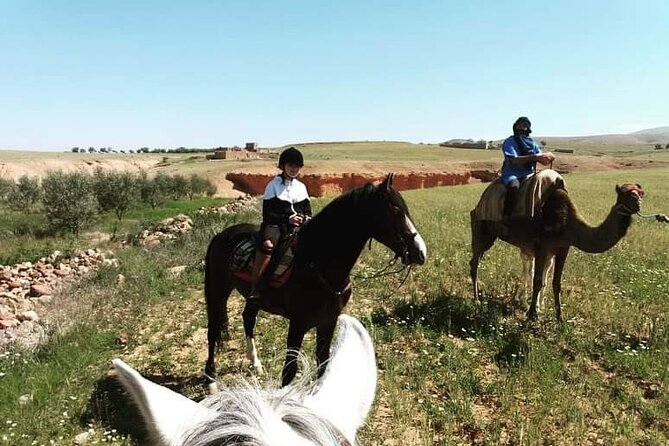 Horseback Riding in a special agafay desert - Leaving Marrakech for Lalla Takerkoust Dam