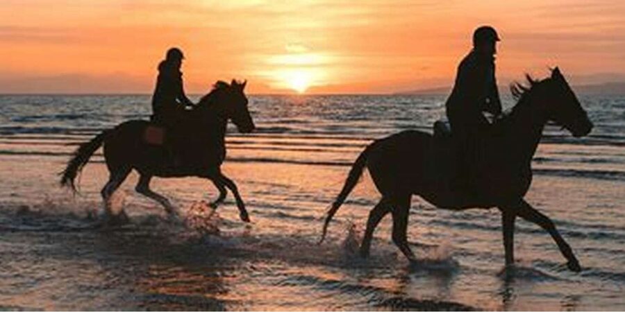 Horseback riding in Boavista for beginners - The best part is the setting