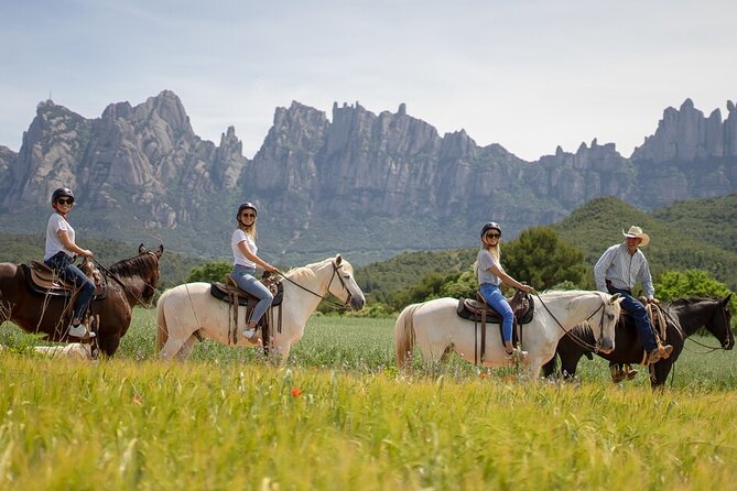 Horseback Riding in Montserrat Mountain Natural Park, Barcelona - 1 to 2 hrs - The welcome, horse care, and first instructions
