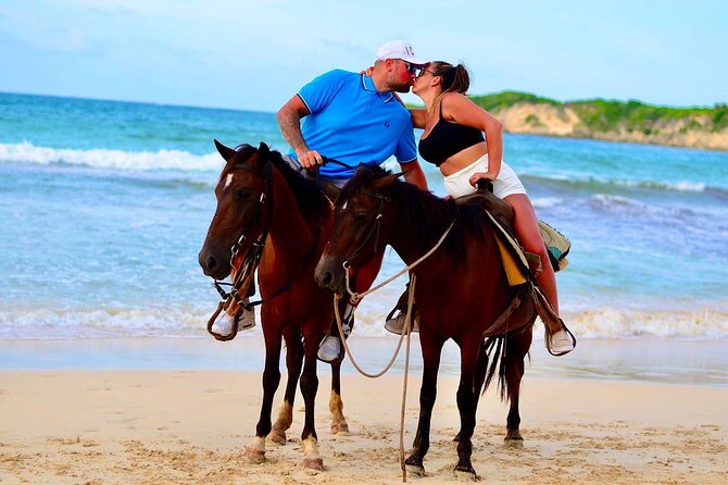 Horseback riding in punta cana beach and Bayahibe - Meeting your horse at Playa Macao