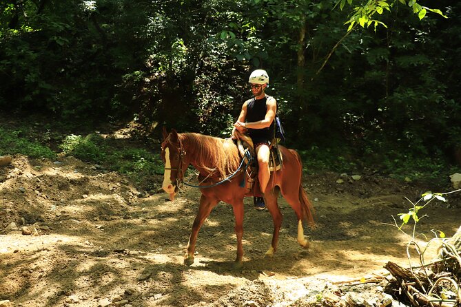 Horseback riding in the mountains of Puerto Vallarta - Crossing Puente Colgante El Jorullo