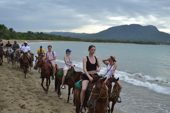 Horseback Riding on Puerto Plata - Reaching the sand at Maimon