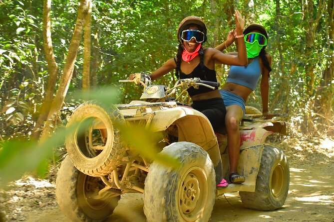 Horseback Riding plus ATV, Cenote, Ziplines, and Lunch - The Cenote Swim and Changing Time