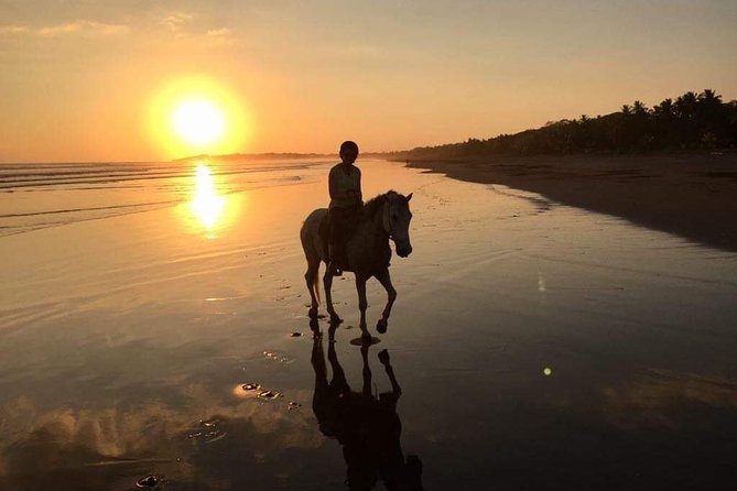 Horseback riding through the beaches of Esterillos near Jaco - The long beach stretch near Esterillos