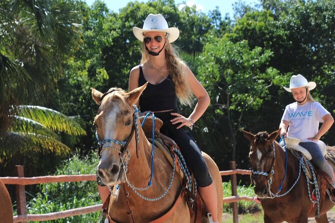 Horseback Riding Tour at Rancho Bonanza and Cenote Swim - A calm 90-minute ride through the jungle