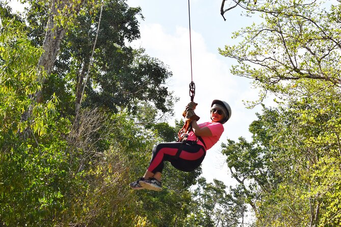 Horseback riding Tour with ATV circuit, ziplines and Cenote - Food, water, lockers, and extra costs
