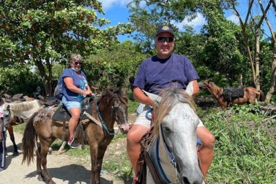 Horseback riding tours from amber cove & Taino bay port silver