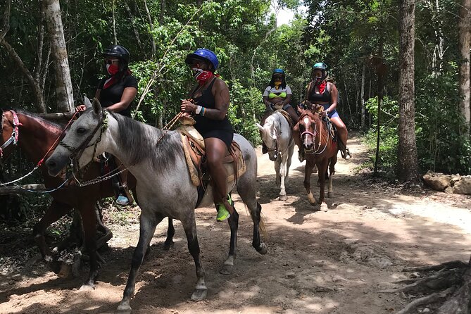 Horseback riding with ATV, zip lines and cenote, lunch and transfer - What This $60.75 Cancun Adventure Really Includes