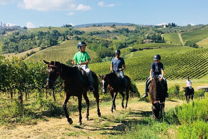 Horseback Riding with Wine Tour from Florence - A gentle one-hour ride through the Chianti hills