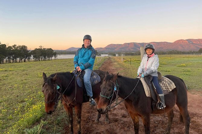 Hunter Valley Horse Ride - 90 Minutes -Vineyard & Mountain Views - Meeting the horses and getting ready