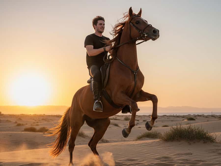 Hurghada: Arabian Desert and Sea Horseback Adventure - Riding through the Arabian Desert
