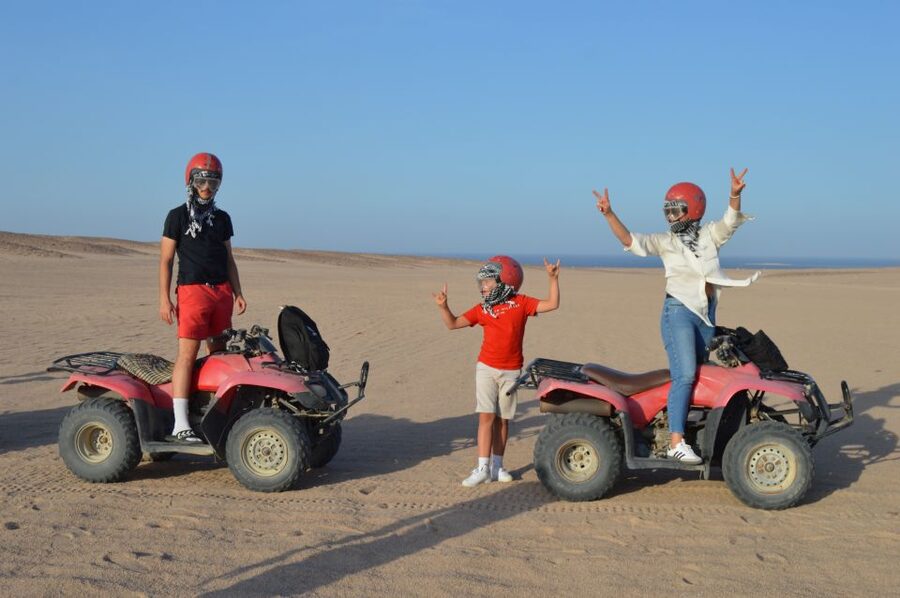 Hurghada: Quad Bike Safari, Camel Horse Ride, Dinner & Shows - The animal farm brings a gentler start