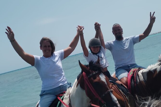 Hurghada: Red Sea & Desert Horse Riding Tour with Swimming - Riding beside the Red Sea