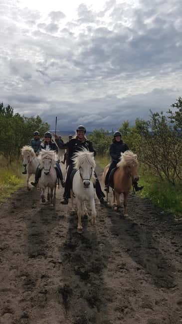 Iceland: Volcanic Landscape Horse Riding Tour - Riding through volcanic countryside