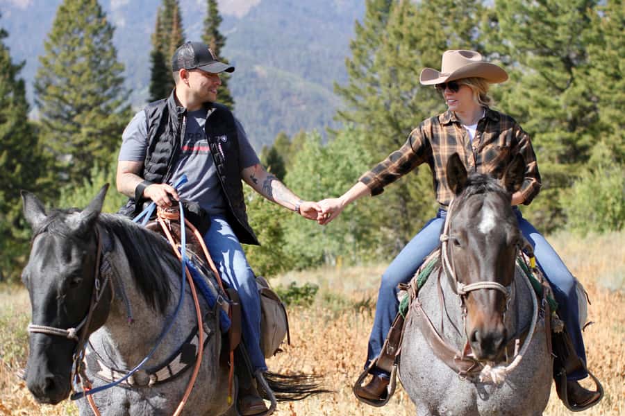 Jackson Hole: Teton View Guided Horseback Ride with Lunch - Returning by Bryan’s Flat logging road