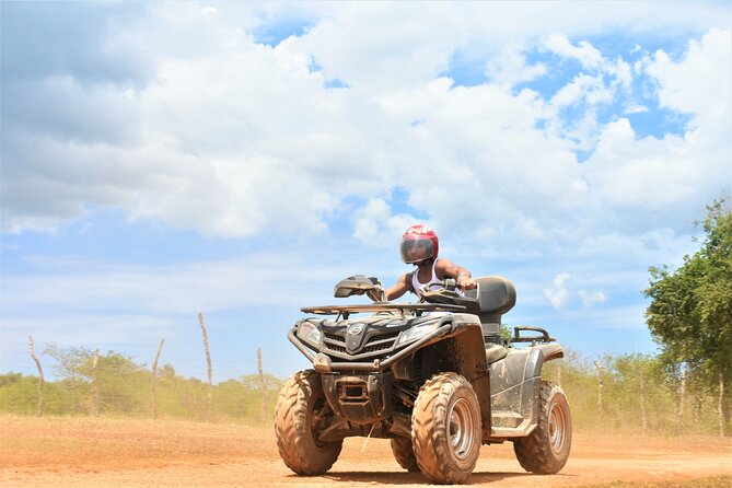 Jamwest ATV Adventure & Horseback Ride Combo in Negril - Getting comfortable on the automatic ATV
