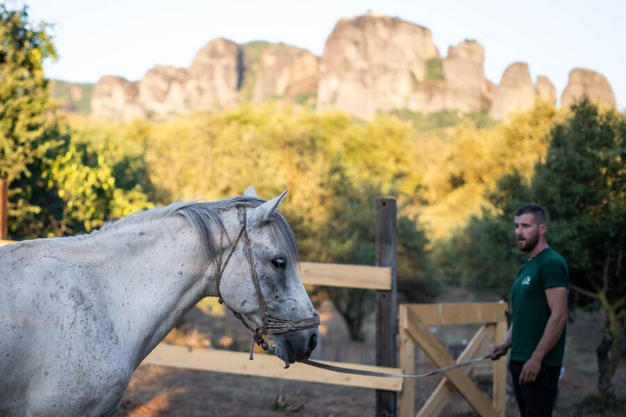 Kastraki: Meteora Sunset Horseback Riding - Sunset light is the main event