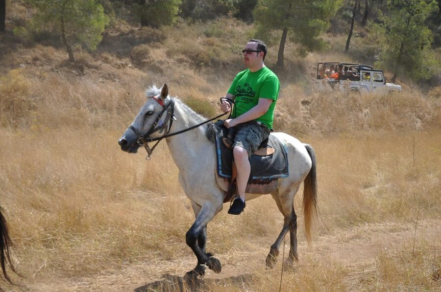 Kemer Horse Safari, pick up from Kiris, Beldibi, Goynuk - A Short Lesson Before You Mount
