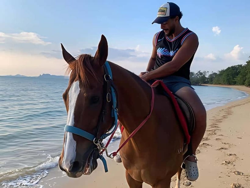 Krabi: Horse Riding On Klong Muang Beach - From Roadside Riding to Sand and Water
