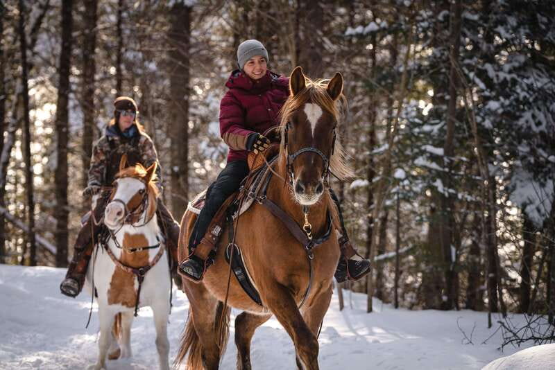 La Bleuetière: A charming introduction to horseback riding - A one-hour ride with a small-group feel