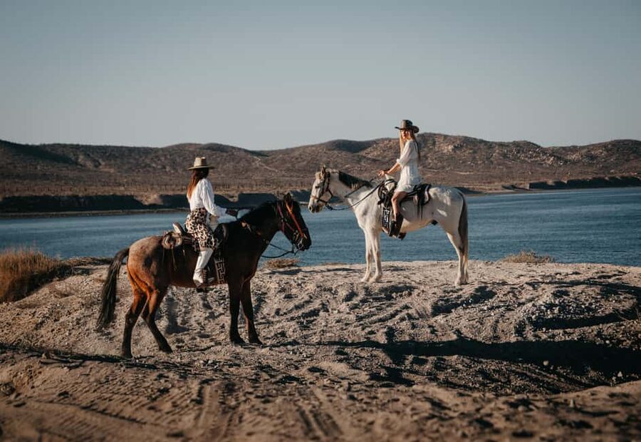 La Paz: Scenic Beach Horseback Ride - From La Paz to the El Coyote trailhead