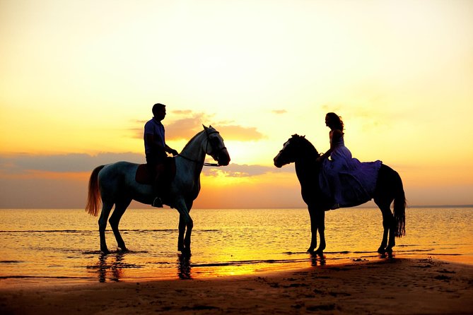 Love is in the air: Private Cabo Beach Sunset Horse Ride W Dinner - Key points to know