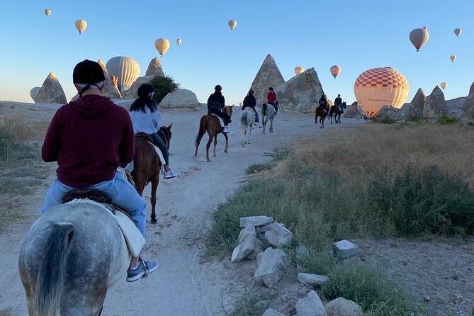 Magical horse ride with balloon in Cappadocia - Valley of Love and the remote trail routes