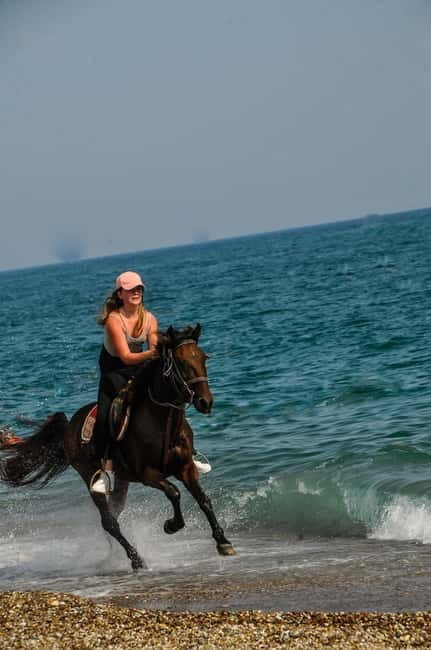 Manavgat Side: Horse Riding on the Beach and in the Forest - From your Side hotel to the riding base