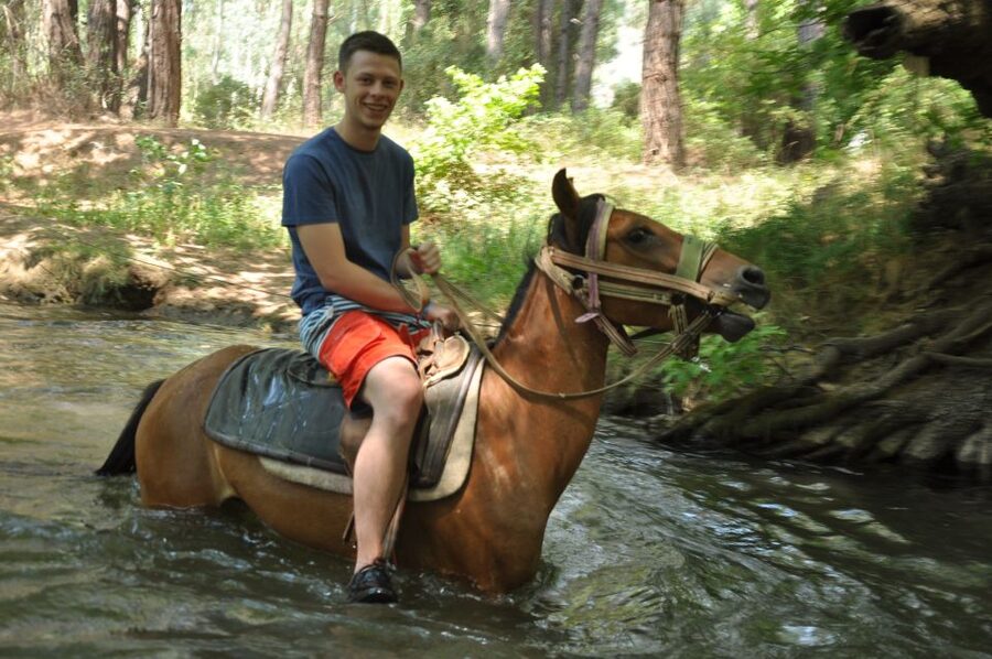 Marmaris Horseback Riding Experience - Crossing land and water on horseback