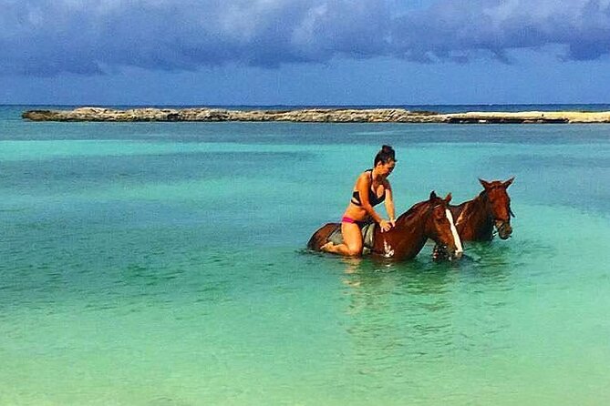 Martha Brae Rafting, Horseback Riding and Luminous Lagoon - Triple Treat - Braco Stables adds horses, countryside, and surf