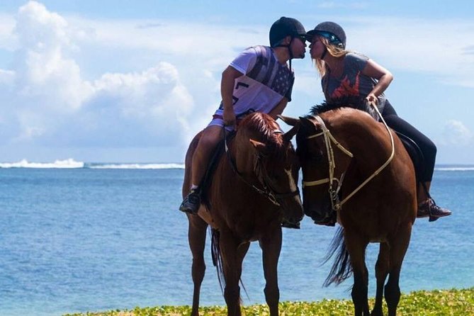 Mauritius Horse Riding at Riambel - The important rule about water