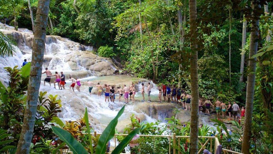 Montego Bay: Dunn's River Falls & Horseback Riding Adventure - Trading the saddle for Dunn’s River Falls