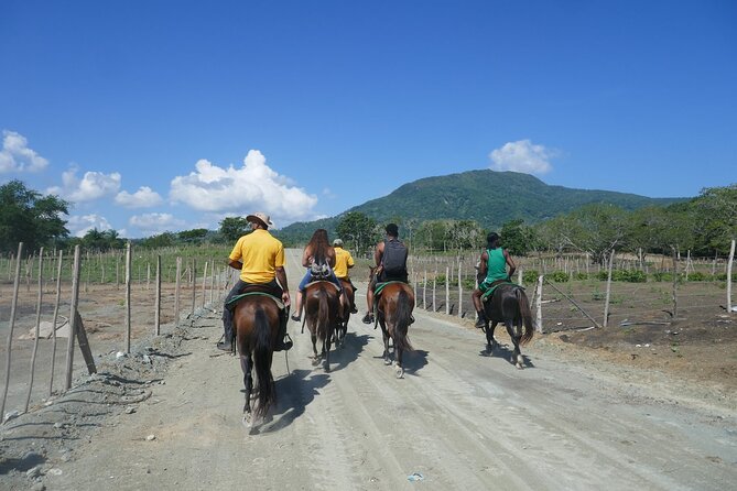 mountain horse back riding - Riding into the hills above Puerto Plata