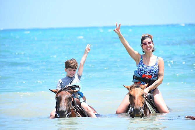 Negril 45-minute Guided Horseback Ride and Swim - The horseback route through Jamaica