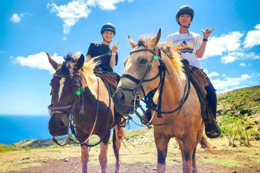 Oahu: Horseback Riding Sunshine or Sunset Tour - Following the southern and western coastline