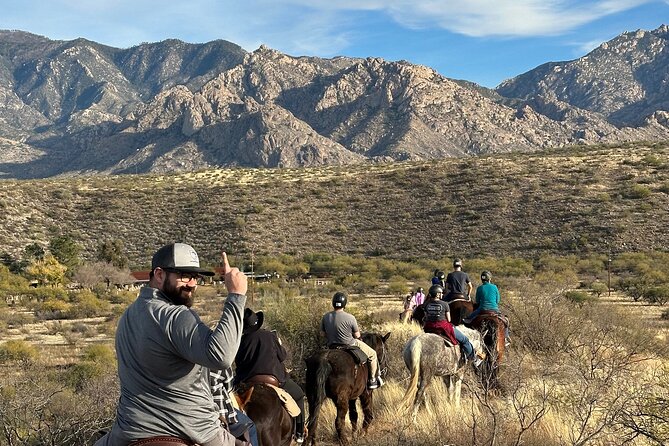 One Hour Guided Horseback Ride - A short ride with a big Tucson setting