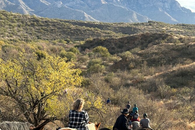 One Hour Guided Horseback Ride - The Santa Catalina Mountains provide the payoff
