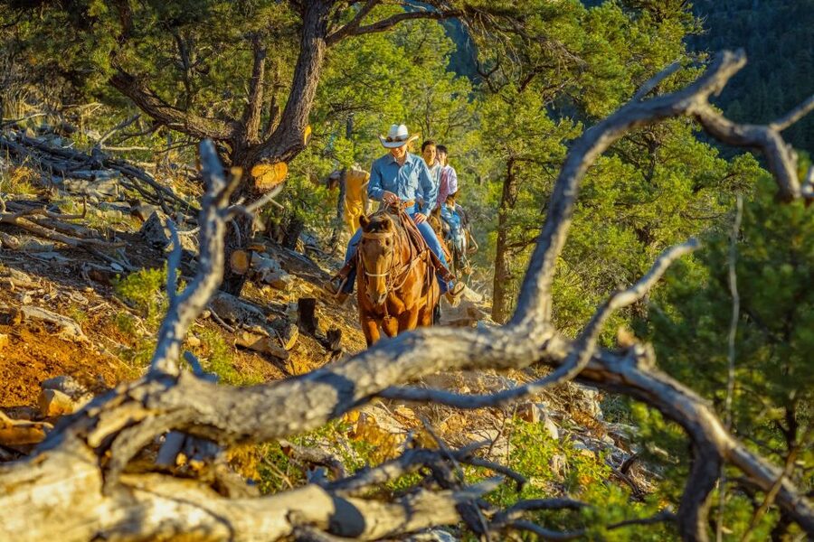 Orderville: Checkerboard Evening Shadow Horseback Ride - What sunset really means on this ride