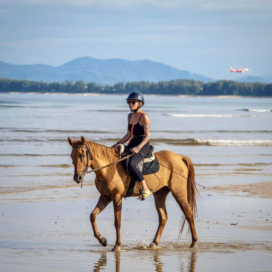 Phuket Beach Horseback Adventure - Can you ride into the sea?