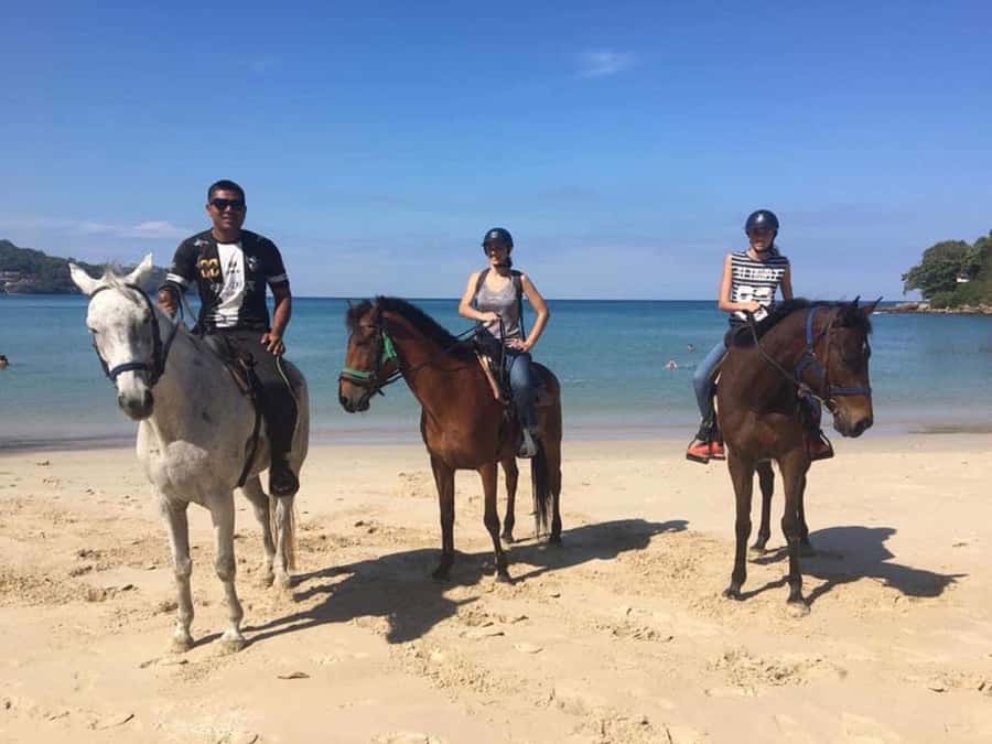 Phuket: Kamala Beach Horse Riding Activity - Horse care and the feel of the stable