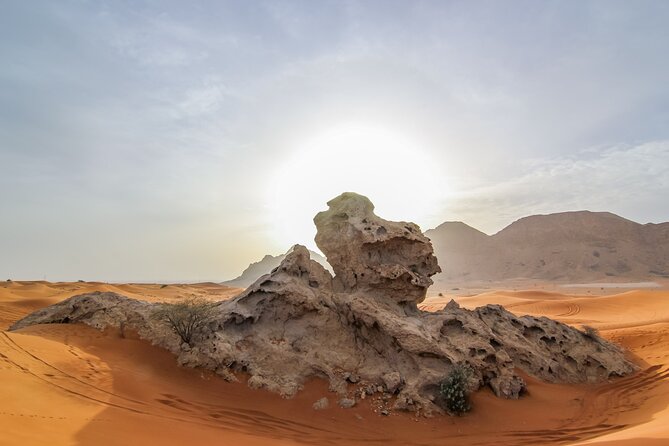Private 4x4 Mleiha Desert Safari Horse Riding with Museum Visit - Camel Rock and the story beneath the sand