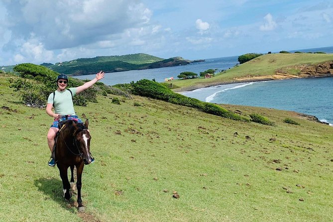 Private Beach Horseback Ride with Sandy Hoofs St. Lucia - Following forest trails toward the coast