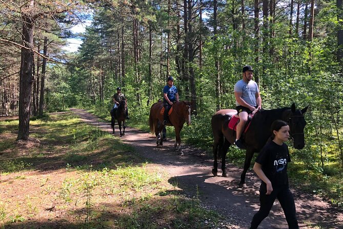 Private Horse Riding on the Beach in Riga - Riding through forest and sand dunes