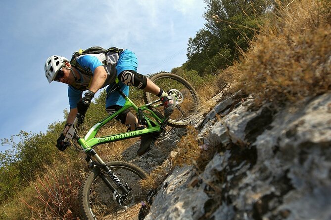 Private Mountain Bike,Trail Ride Tour of Mount Ymittos, Athens. - Alessio’s guiding style and the value of a private group