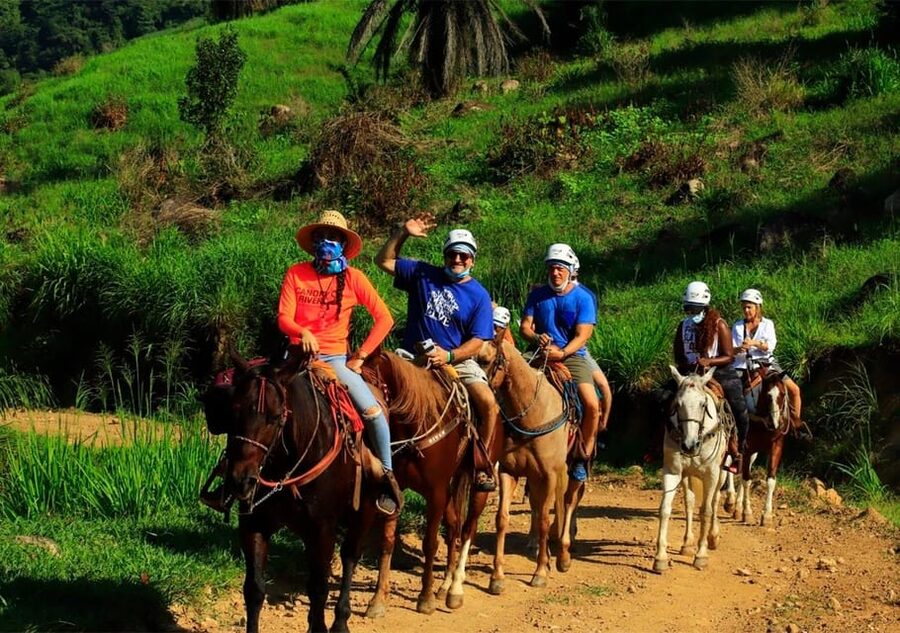 Puerto Vallarta: Horseback Riding + Jorullo Bridge Pass - Walking across Jorullo Bridge